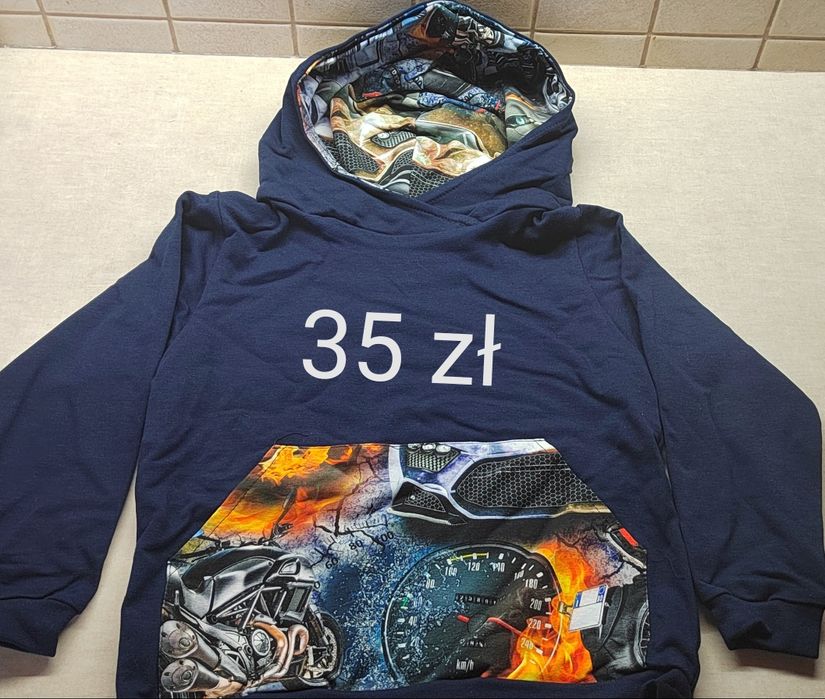 Bluza z kapturem kangurka