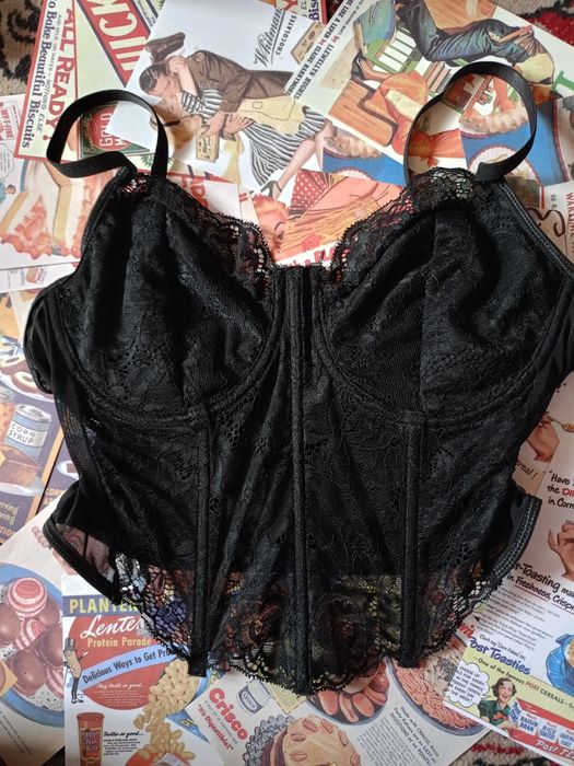 top gorsetowy koronkowy