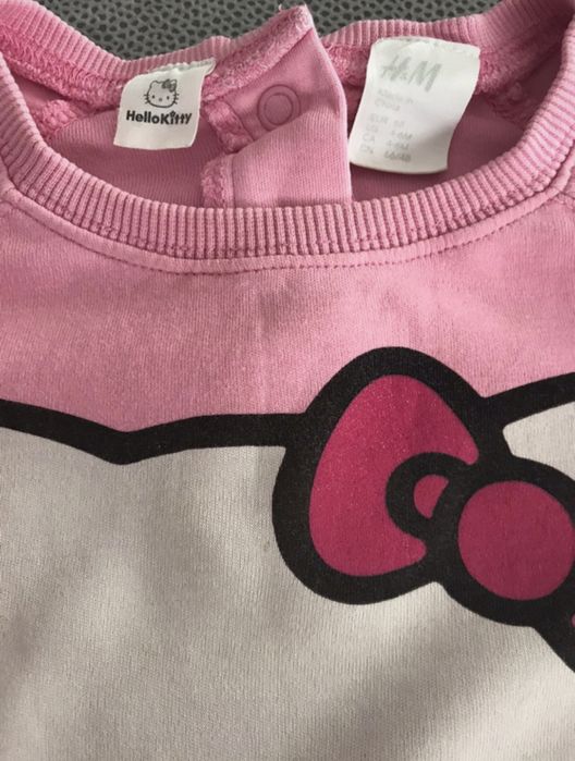 Bluza, tuniczka dla dziewczynki Hello Kitty H&M 4-6 M