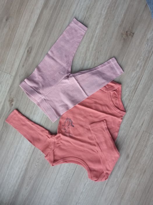 Lupilu body+legginsy malinowe 62-68 cm