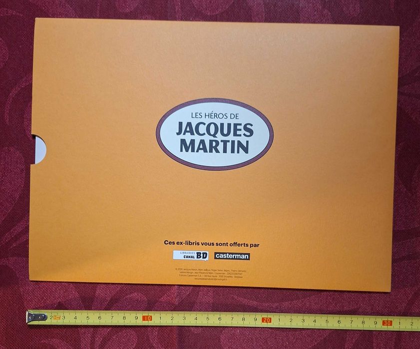 4 Ex Libris Jacques Martin. Banda desenhada franco-belga