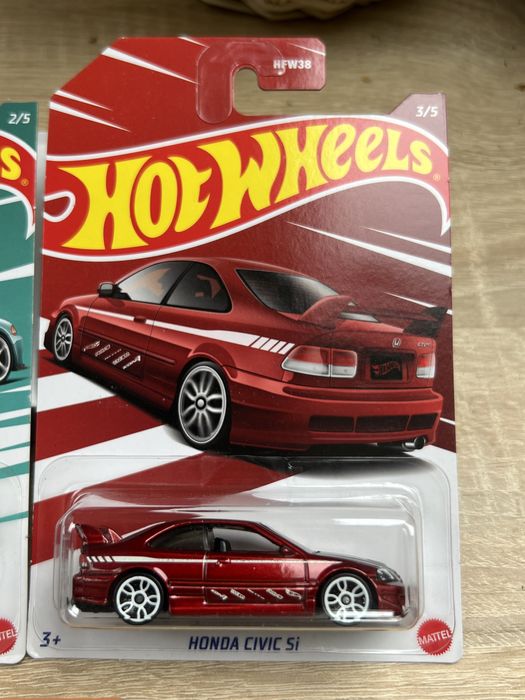 ひ*が様 Hot Wheels Civic Type R STH Hot Wheels HONDA CIVIC set Type-R zestaw 5szt Walmart