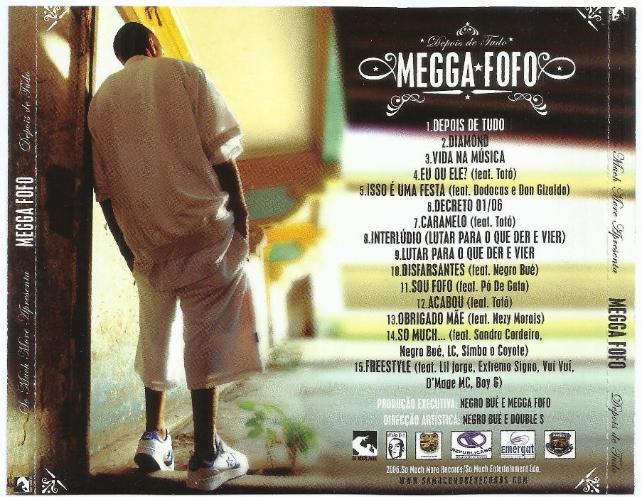 Megga Fofo - Depois De Tudo CD 2007 Hip Hop Tuga Angola Raro Assinado