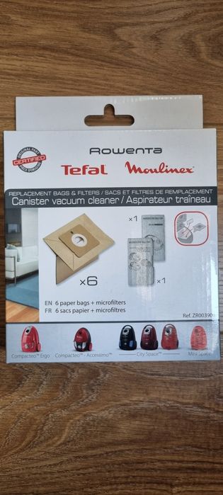 Worki z filtrami  ZR003901 Tefal Rowenta
