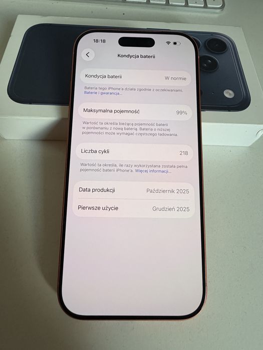 Bateria 99% iPhone 17 Pro 256gb eSIM Gwarancja Apple 12/2026
