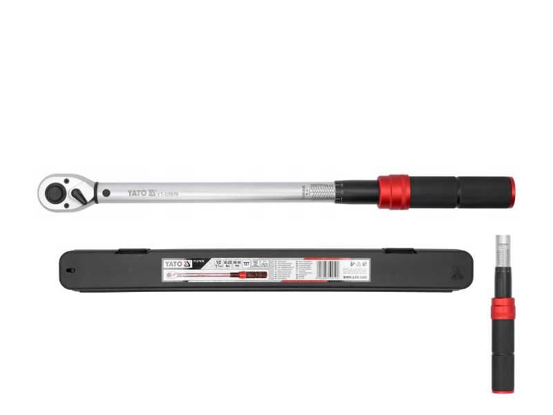 Klucz dynamometryczny 1/2" 40-220 Nm Yato do wymiany kół opon YT-07676