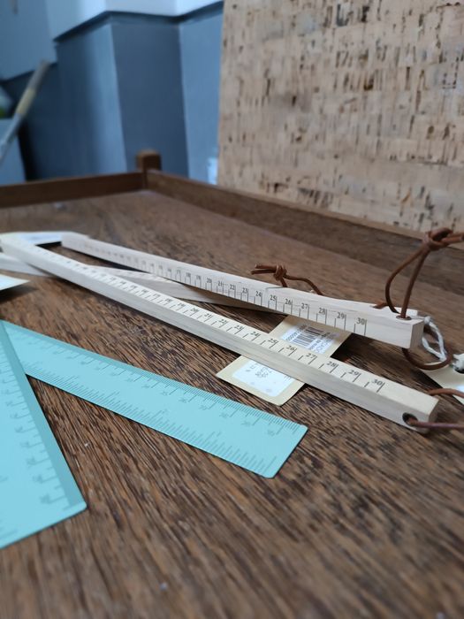 Conjunto de diversas réguas