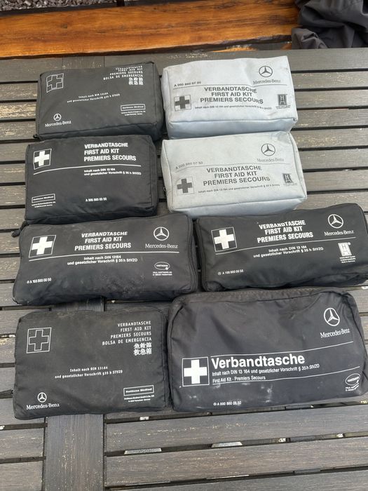 Мерседес домкрати, аптечки, компрессори