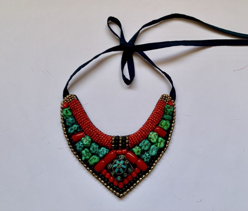 Непальское колье-ожерелье в этническом стиле
