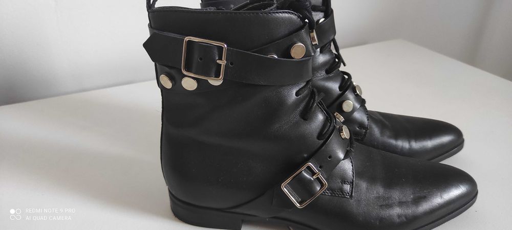 SIMPLE buty botki SKÓRA 37 Idealne