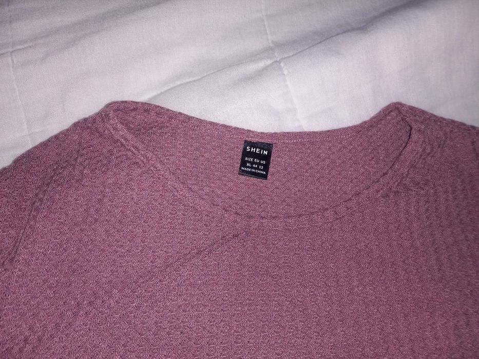 Camisola rosa velho nova