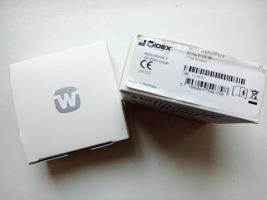 Внутриканальные слуховые аппараты Widex, слухові апарати