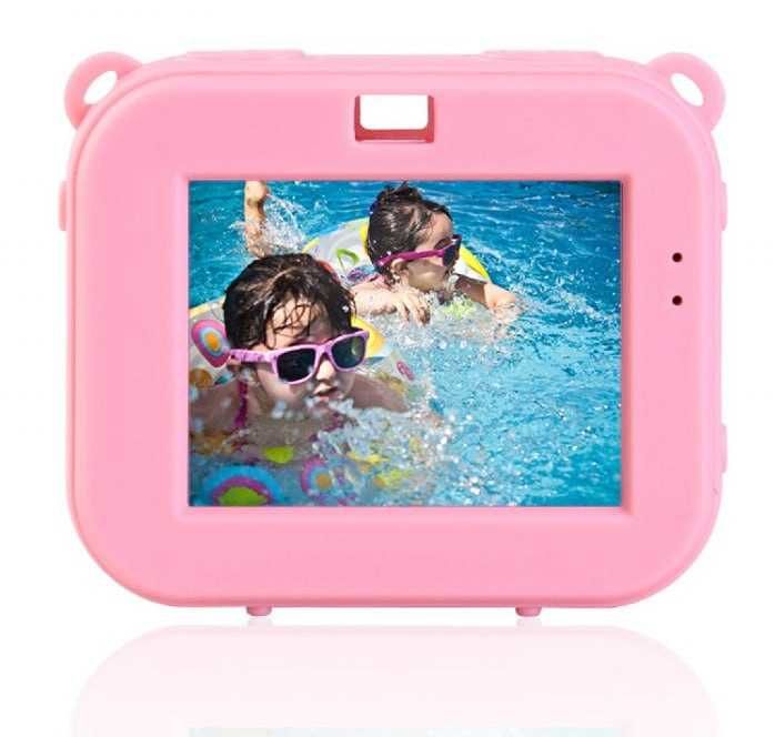 Дитяча екшн камера водонепроникна рожева