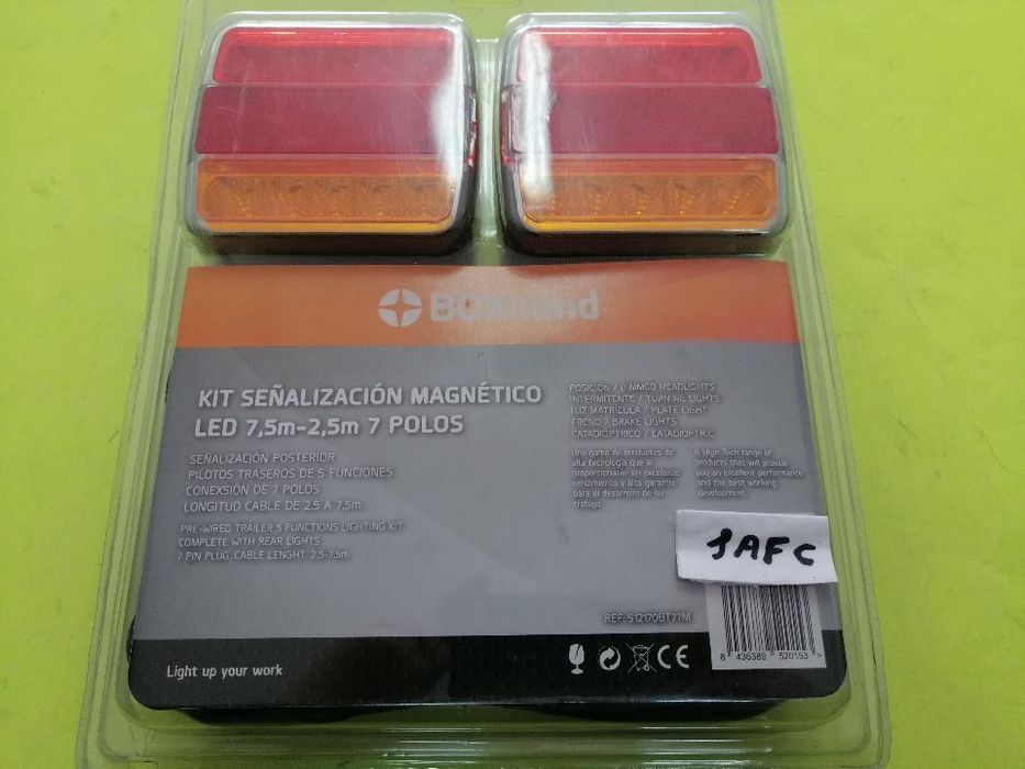 Kit de farolins Led Reboque Atrelado Tractor (Magnéticos)