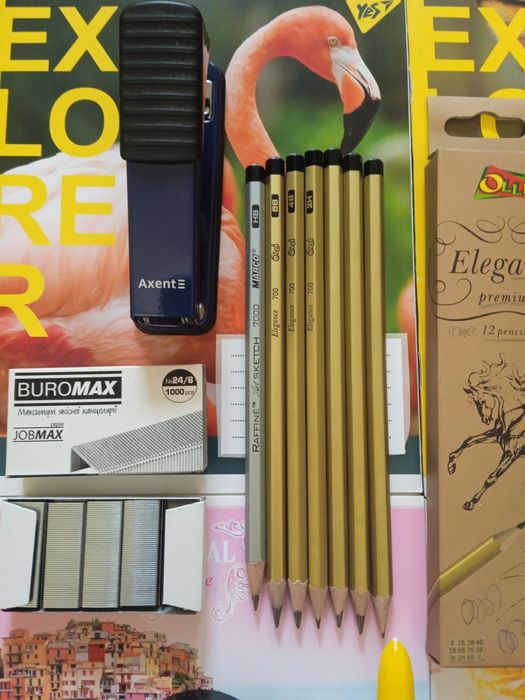 Степлер, канцелярія одним лотом