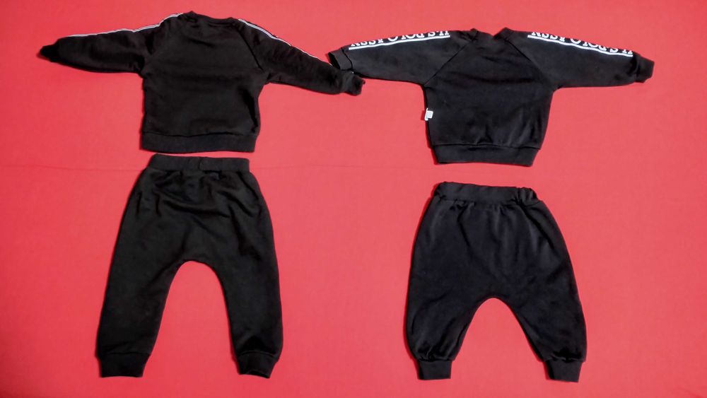 Спортивный костюм, 6-9м, черный,  karl lagerfeld, Polo Assn. Турция