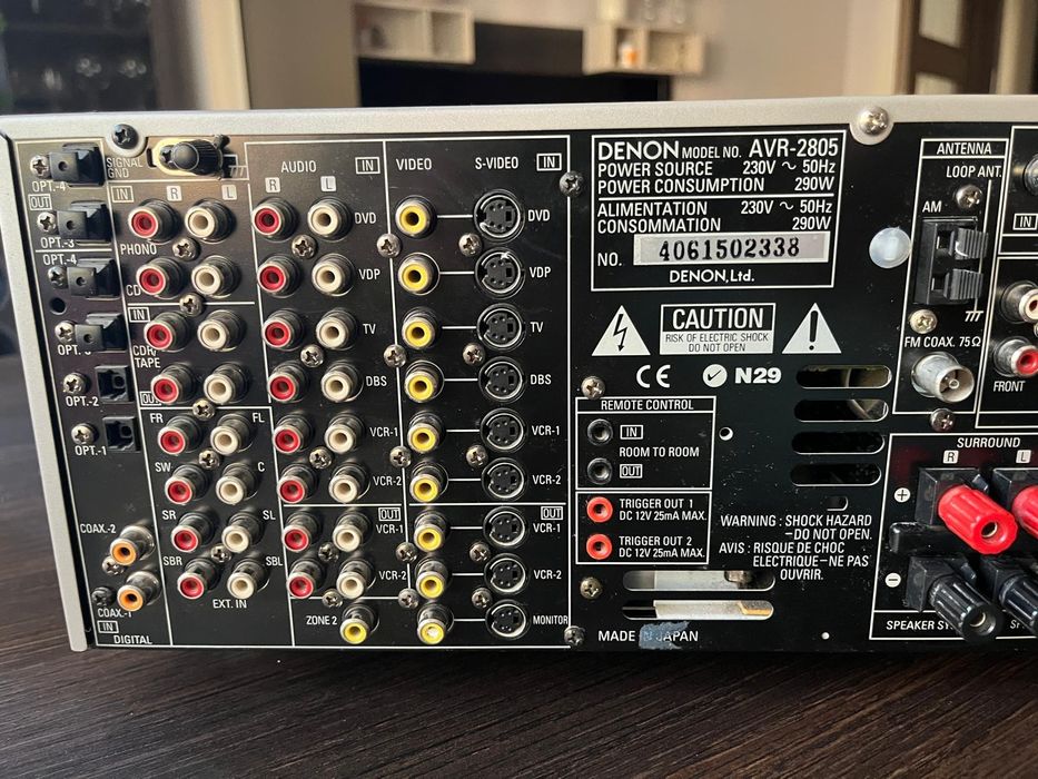 Amplituner 7.1 Denon AVR2805 z pilotem
