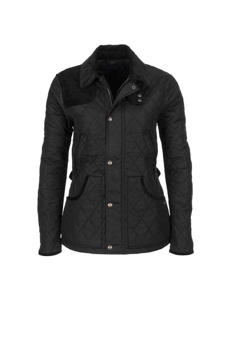 POLO RALPH LAUREN Damska Kurtka Czarna Rozpinana S 36