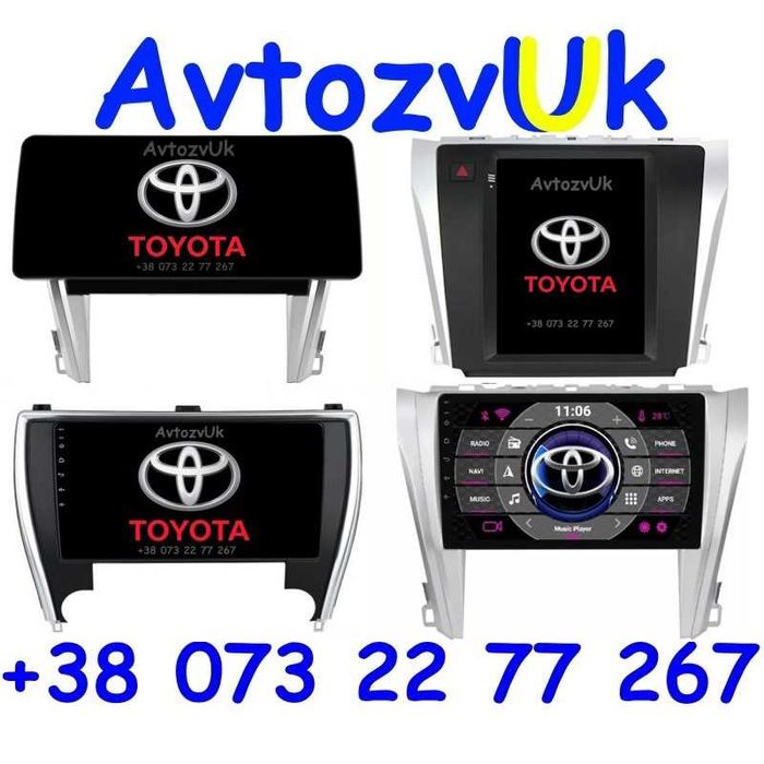Магнитола CAMRY 55 USA Toyota 40 50 70 2 din CarPlay Кемри Android 15