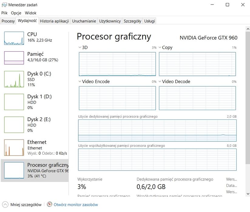 Komputer i5 6gen GTX 960