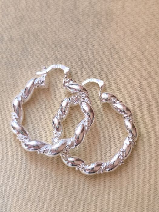 Сережки великі 925 проба, Китай