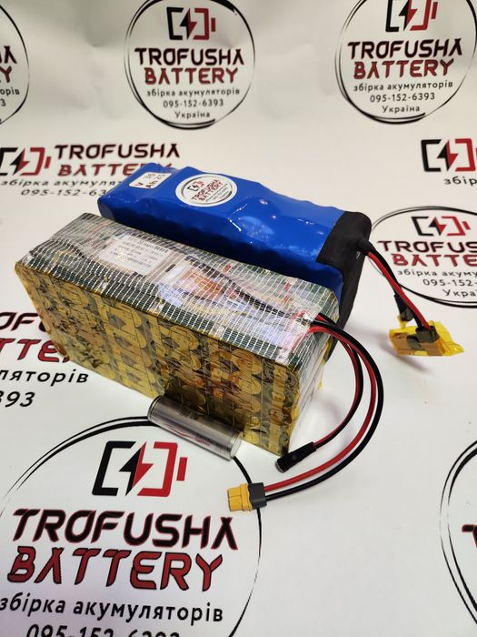 Акумулятор для електровелосипеда Trofusha 36V 25Ah Samsung 50G в термоусадке (80-90 км хода), усиленная батарея 36В 25Аг
