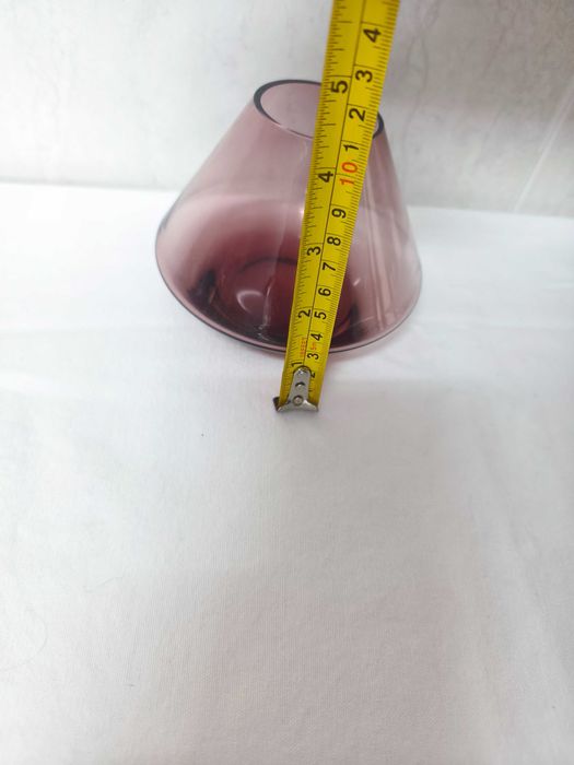 Porta velas em vidro