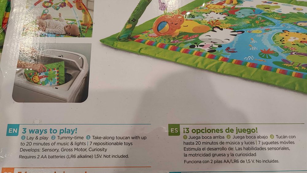 Tapete de Atividades FISHER PRICE Rainforest Music & Lights Deluxe