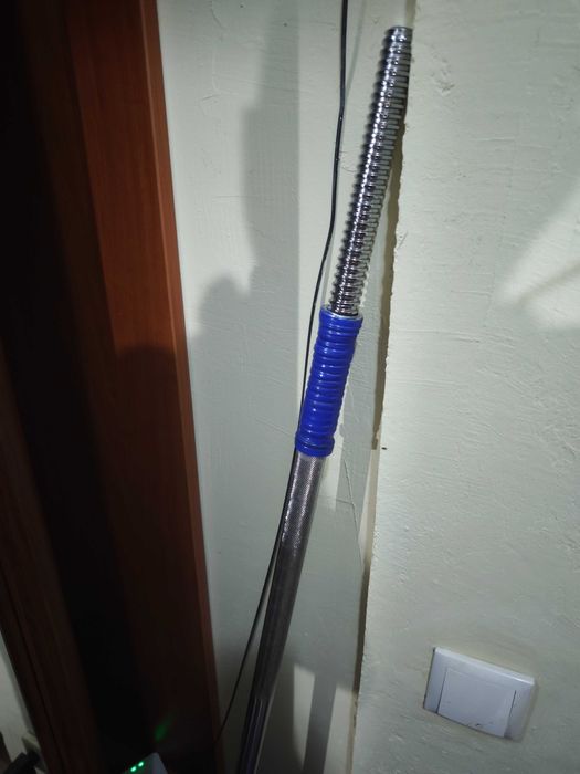 Штанга: два грифи та набір диски + 1 гриф для гантелі