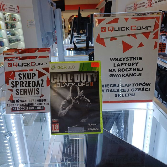 Gra XBOX 360 / X Series Call Of Duty Black OPS 2 II Gwarancja 1 rok QUICK-COMP Przemyśl