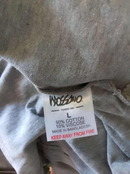 Szary t-shirt L Moscino