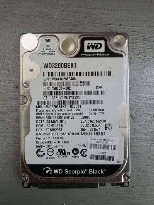 Discos HDD Sata 250GB 320GB 1TB