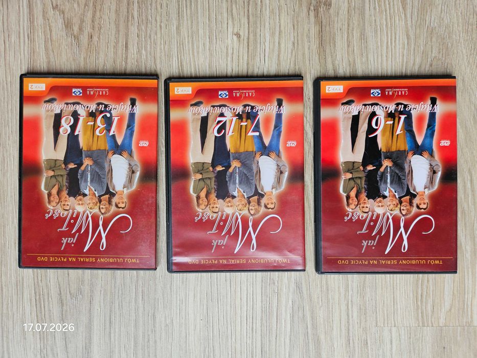 DVD Serial "M jak Miłość" odcinki 1-18 (3 płyty)