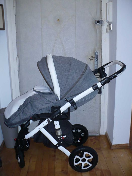 Wózek 3w1 Adamex bardzo wygodny z fotelikiem Maxi Cosi