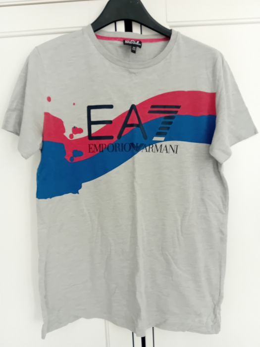 #EA7 Emporio Armani T-shirt szary S