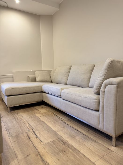 Sofa/narożnik beżowy Beliani Oslo