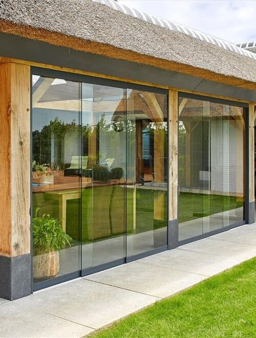 System szyb przesuwnych zbudowa tarasu drzwi przesuwne 5 m