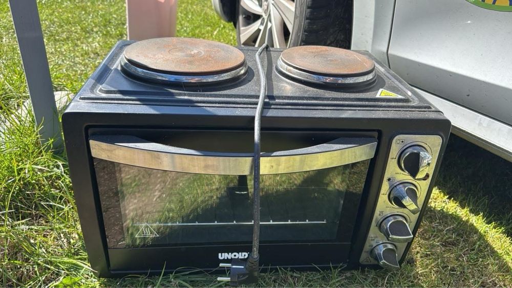 Piekarnik elektryczny turystyczny camping.