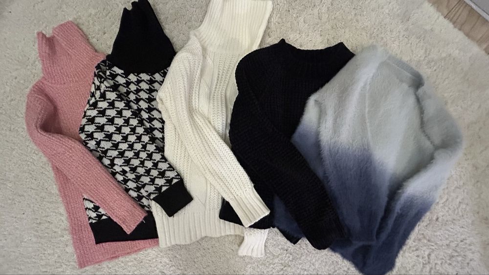 Свитера теплые зимние