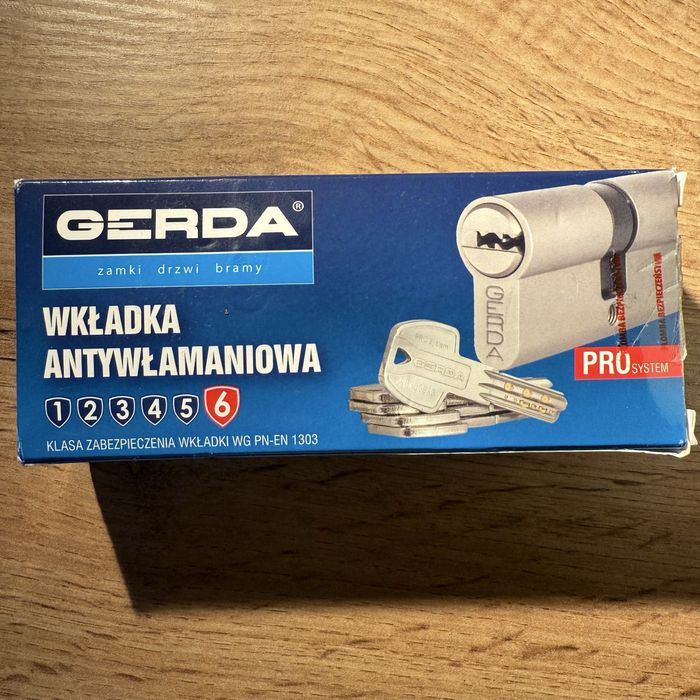 Wkładka do drzwi Gerda Pro System kl. 6C 35/50 + 40/55G jednego klucza