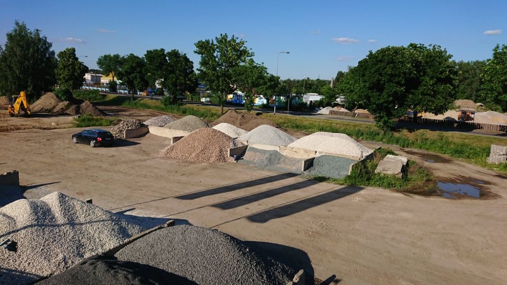 Kruszywo budowlane, żwir płukany 16-32, żwir 2-8, piasek
