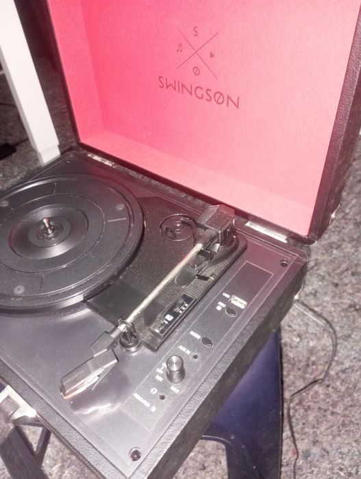 Gira discos tipo mala