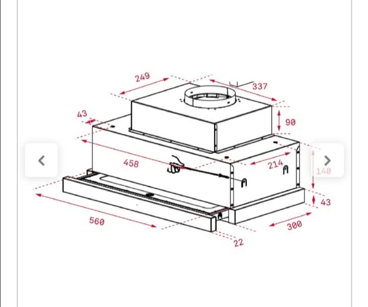 Exaustor Teka  Inox CNL 6815 PLUS.