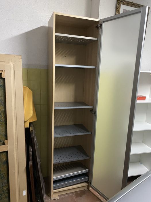 Móvel/Sapateira Ikea Pax, vidro fosco, 50x38x201 cm