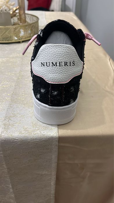 Sapatilhas numerís atelier pink denim
