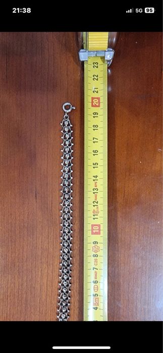 Pulseira em prata muito antiga.