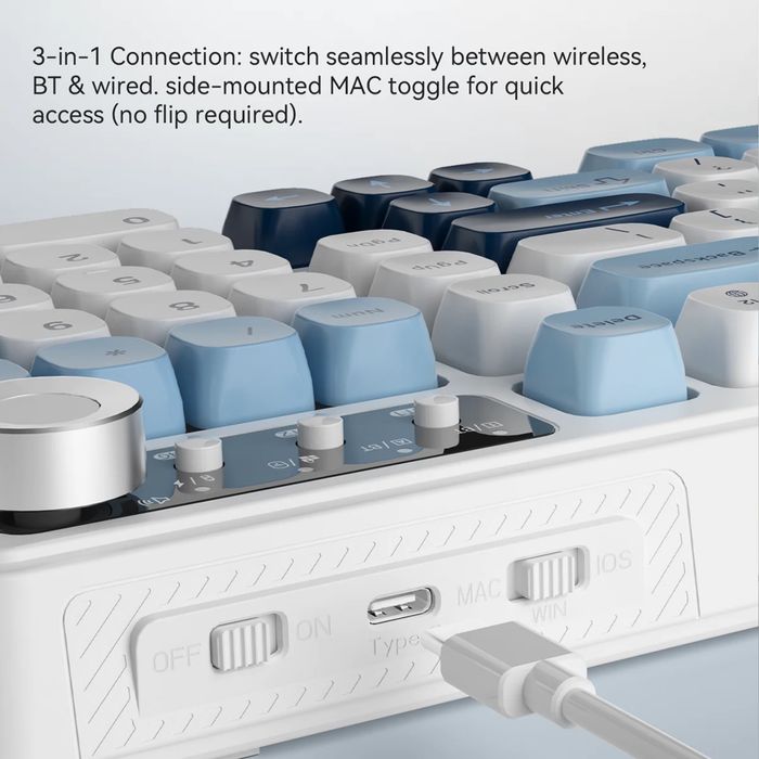 ‼️AJAZZ AF98 Plus бездротова мембранна клавіатура‼️