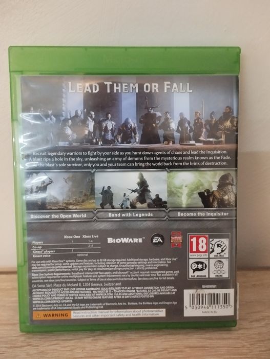 Gra na Xbox One Dragon Age Inquisition PL napisy
