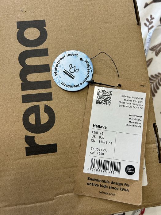 Дитячі зимові черевики Reima Hallava 26