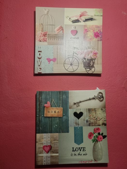 Quadro em tela pintada